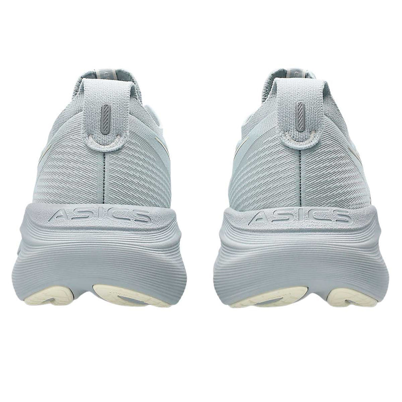 Tenis Asics Running GEL NIMBUS 27 Gris Crema Mujer