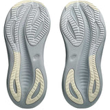 Tenis Asics Running GEL NIMBUS 27 Gris Crema Mujer