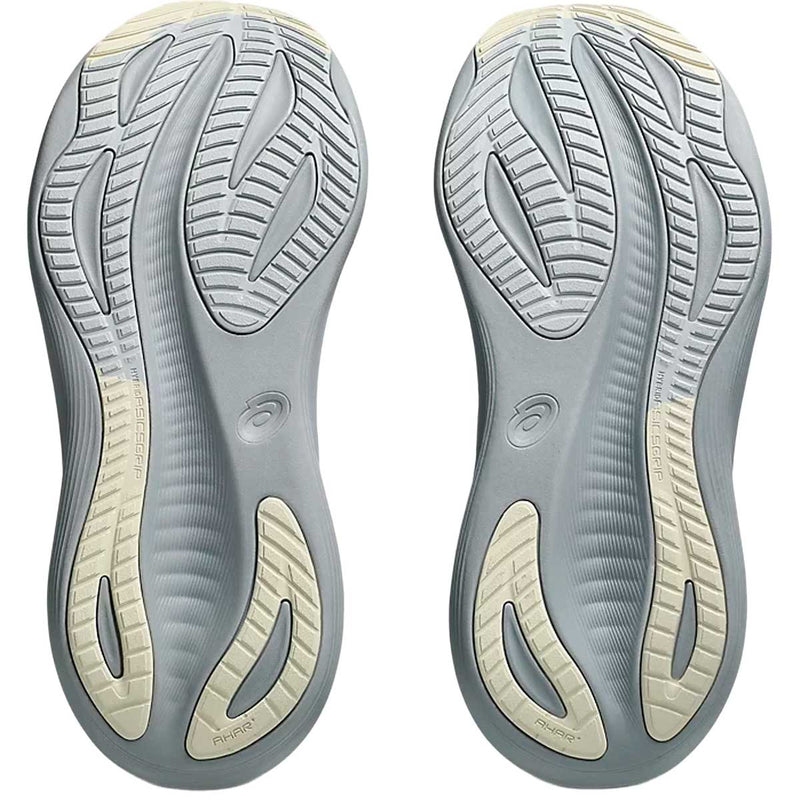 Tenis Asics Running GEL NIMBUS 27 Gris Crema Mujer