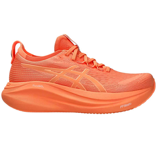 Tenis Asics Running Gel Nimbus 27 Lite Show Naranja Mujer
