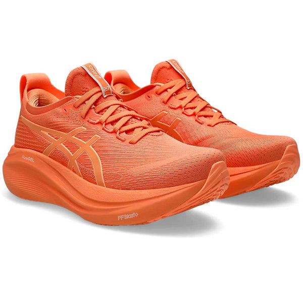 Tenis Asics Running Gel Nimbus 27 Lite Show Naranja Mujer