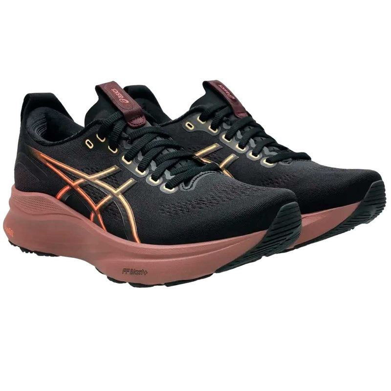 Tenis Asics GEL KAYANO 32 Negro Cobre Mujer
