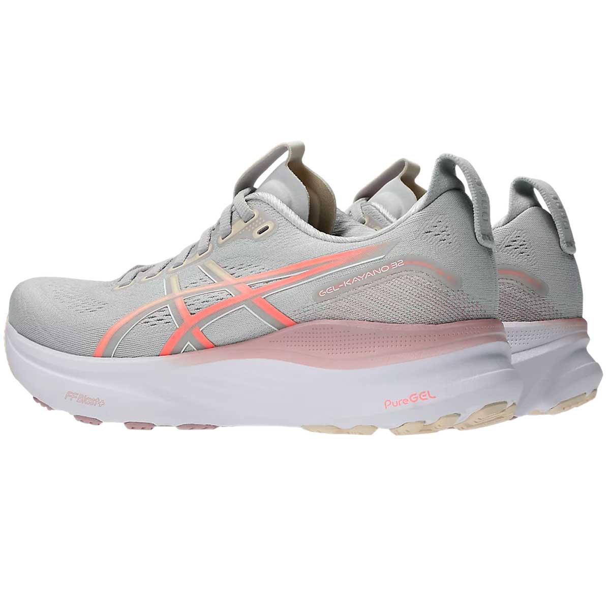 Tenis Asics GEL KAYANO 32 Gris Neón Mujer