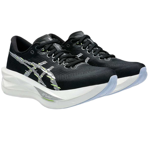 Tenis Asics Running SONICBLAST Negro Blanco Mujer