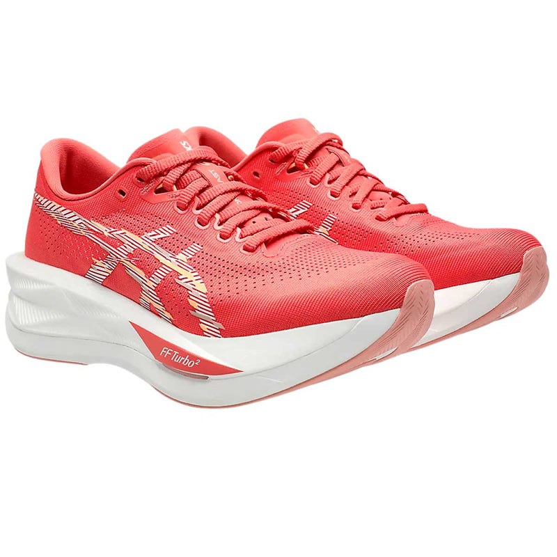 Tenis Asics Running SONICBLAST Coral Blanco Mujer