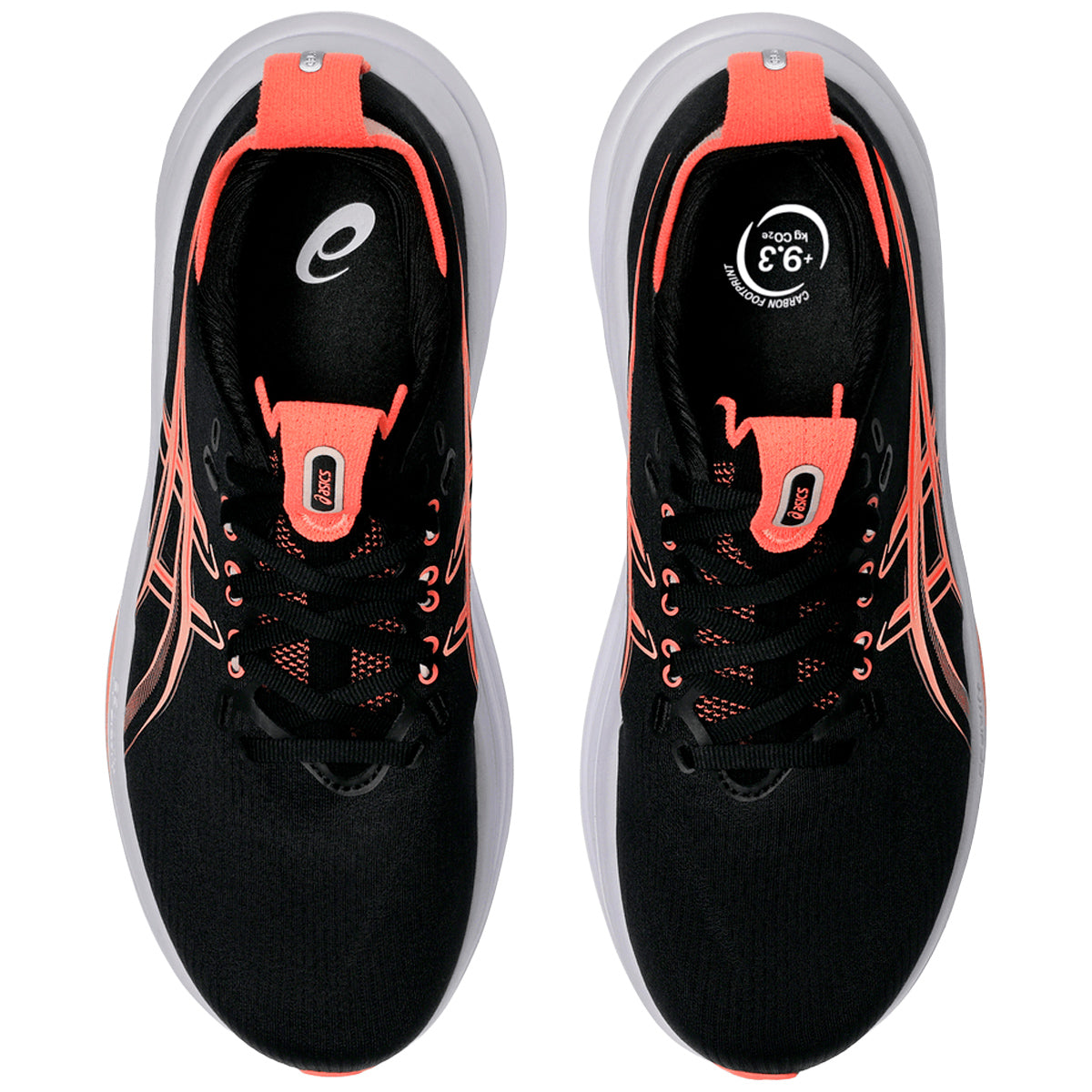 Tenis Asics GEL-NIMBUS 28 Negro Rosa Mujer