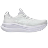 Tenis Asics Running GEL NIMBUS 28 Blanco Beige Mujer