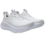 Tenis Asics Running GEL NIMBUS 28 Blanco Beige Mujer