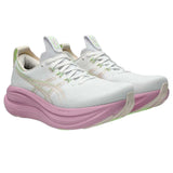 Tenis Asics GEL-NIMBUS 28 Blanco Rosa Mujer