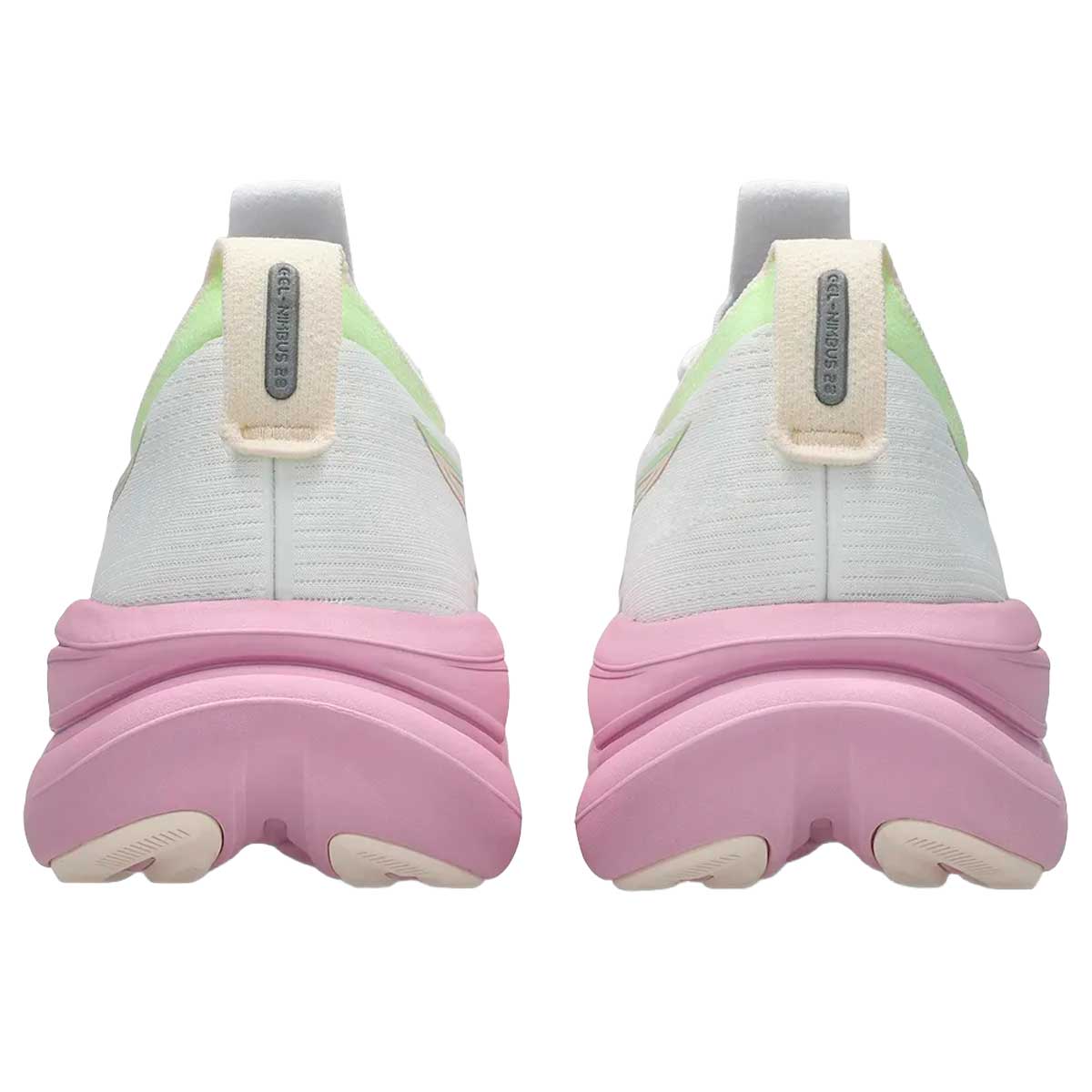 Tenis Asics GEL-NIMBUS 28 Blanco Rosa Mujer
