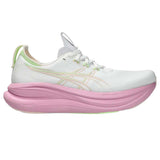 Tenis Asics GEL-NIMBUS 28 Blanco Rosa Mujer