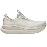 Tenis Asics Running GEL NIMBUS 28 Beige Crema Mujer