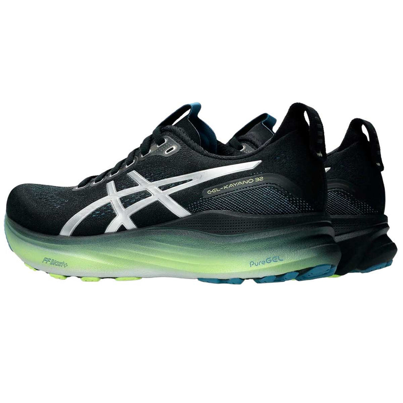 Tenis Asics GEL KAYANO 32 LUXE Negro Plata Mujer