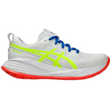 Tenis Asics GEL CUMULUS 27 ATC Blanco Amarillo Mujer