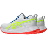 Tenis Asics GEL CUMULUS 27 ATC Blanco Amarillo Mujer