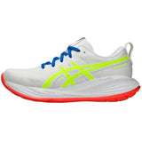 Tenis Asics GEL CUMULUS 27 ATC Blanco Amarillo Mujer