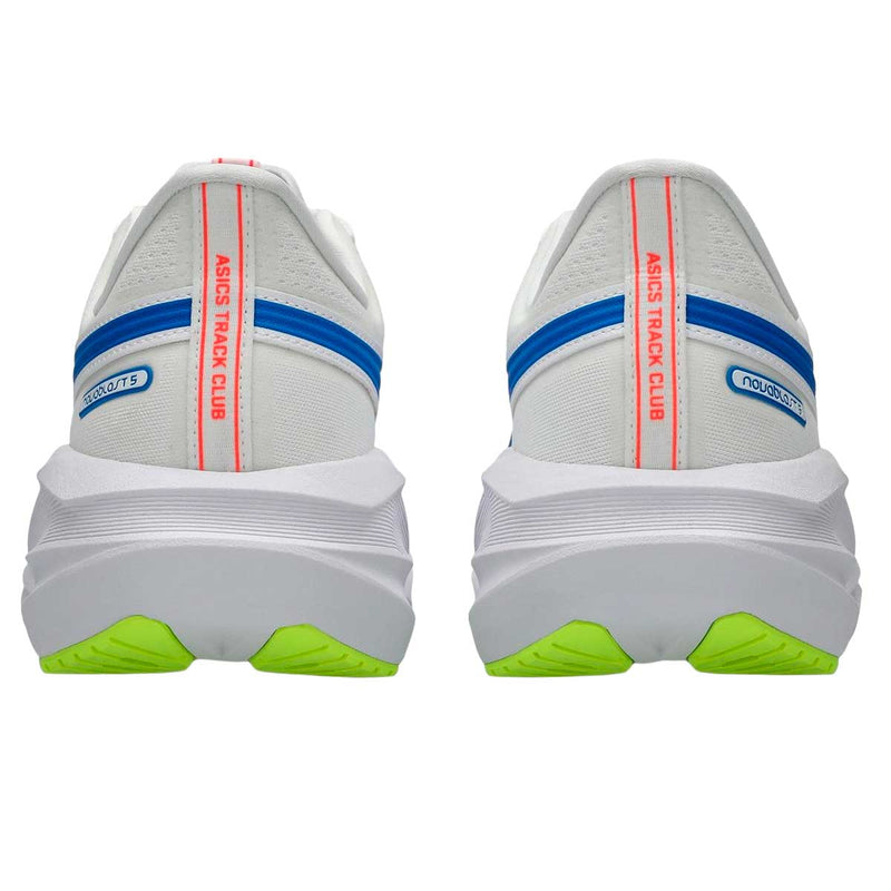 Tenis Asics Running NOVABLAST 5 ATC Blanco Azul Mujer