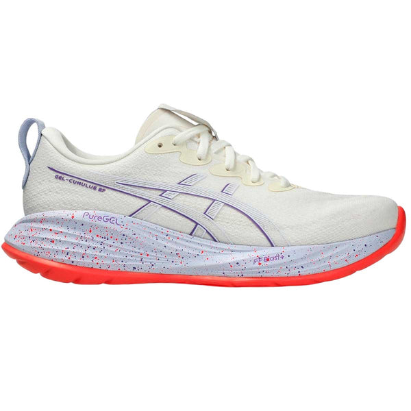 Tenis Asics GEL CUMULUS 27 TOKYO Beige Morado Mujer