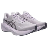 Tenis Asics NOVABLAST 6 Gris Blanco Mujer