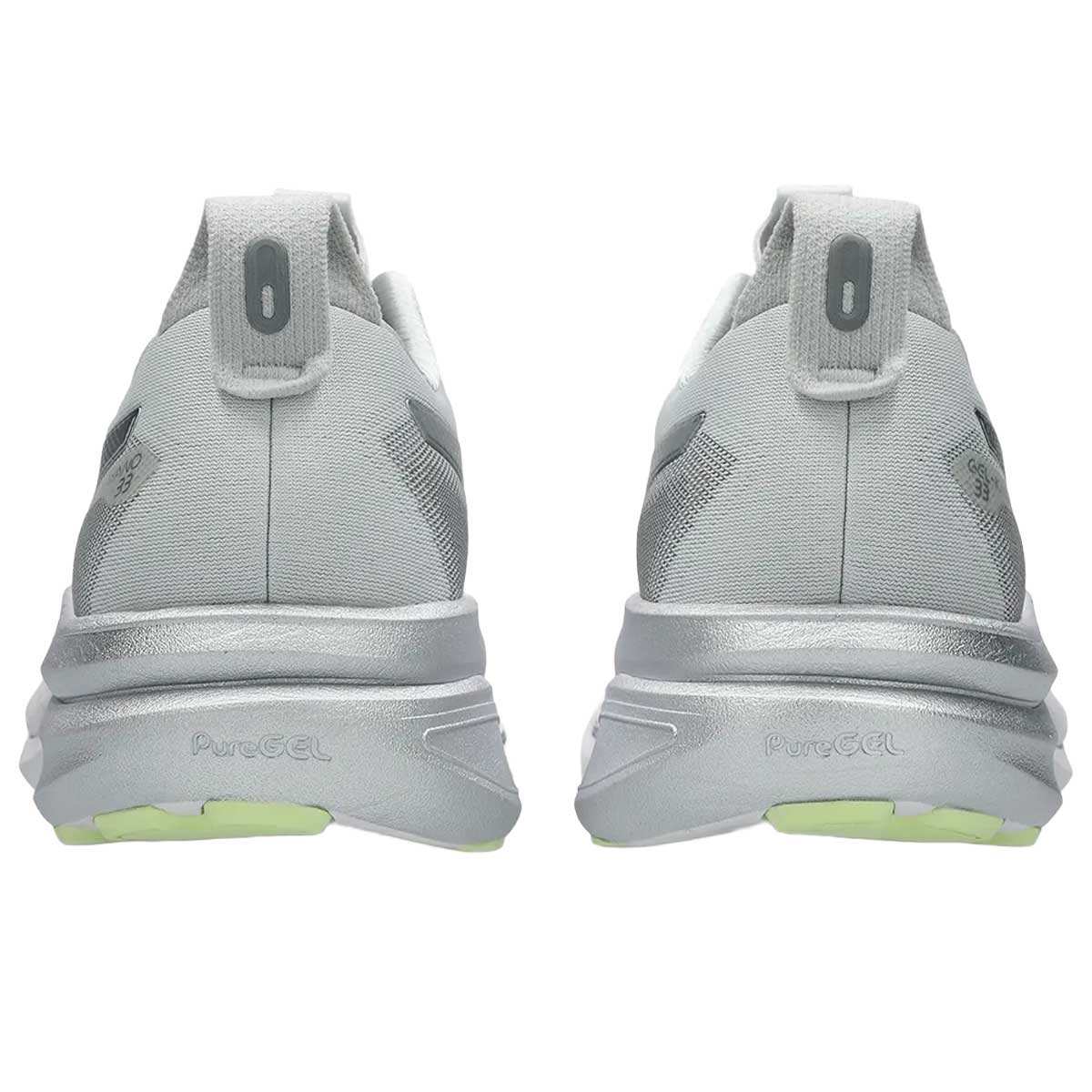 Tenis Asics GEL-KAYANO 33 PLATINUM Gris Blanco Mujer