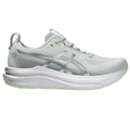 Tenis Asics GEL-KAYANO 33 PLATINUM Gris Blanco Mujer