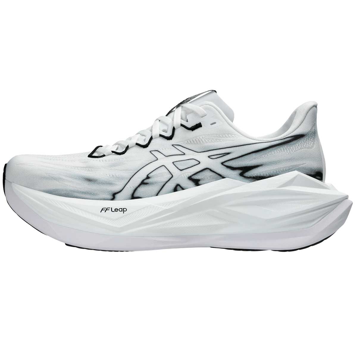 Tenis Asics SUPERBLAST 3 Blanco Negro Mujer