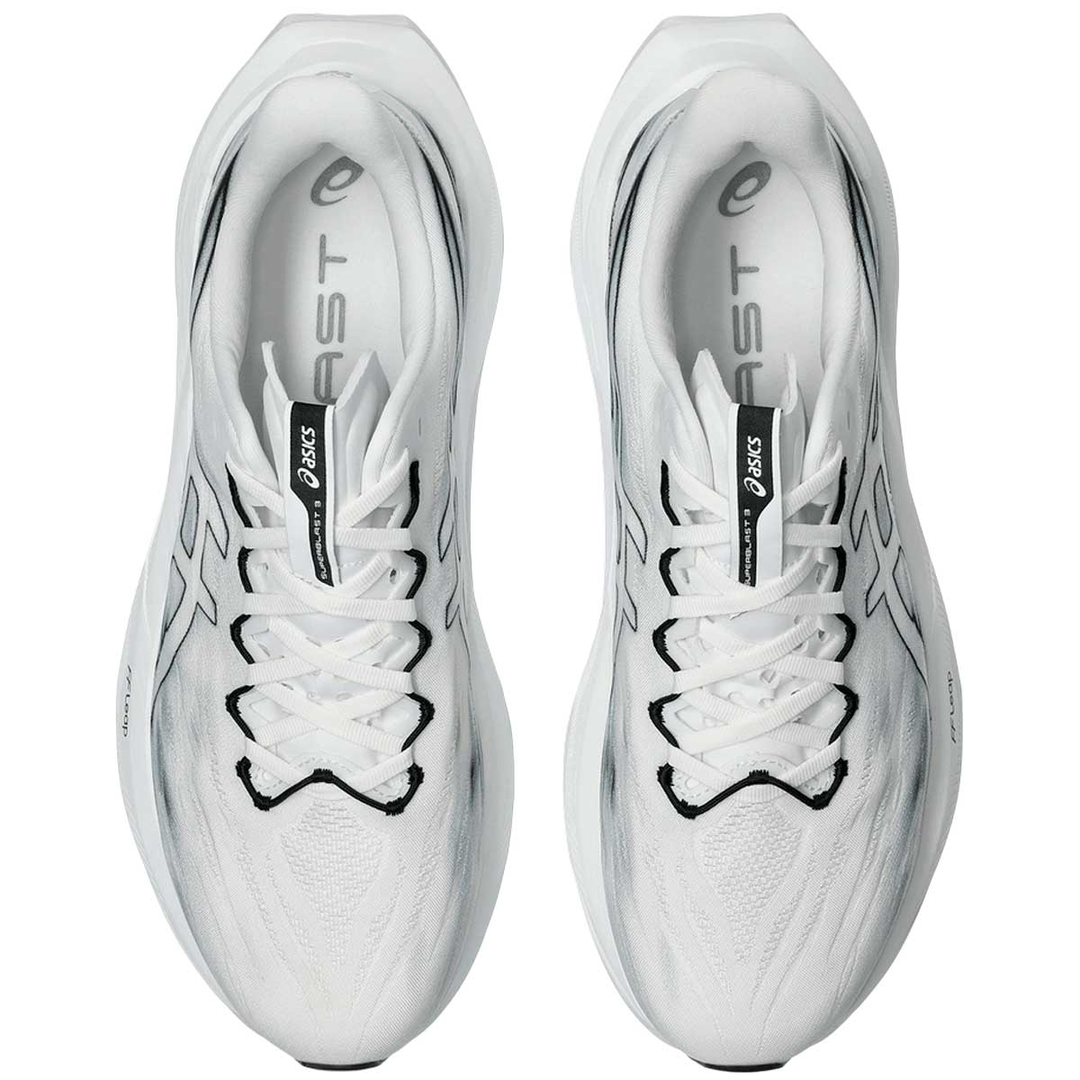 Tenis Asics SUPERBLAST 3 Blanco Negro Mujer