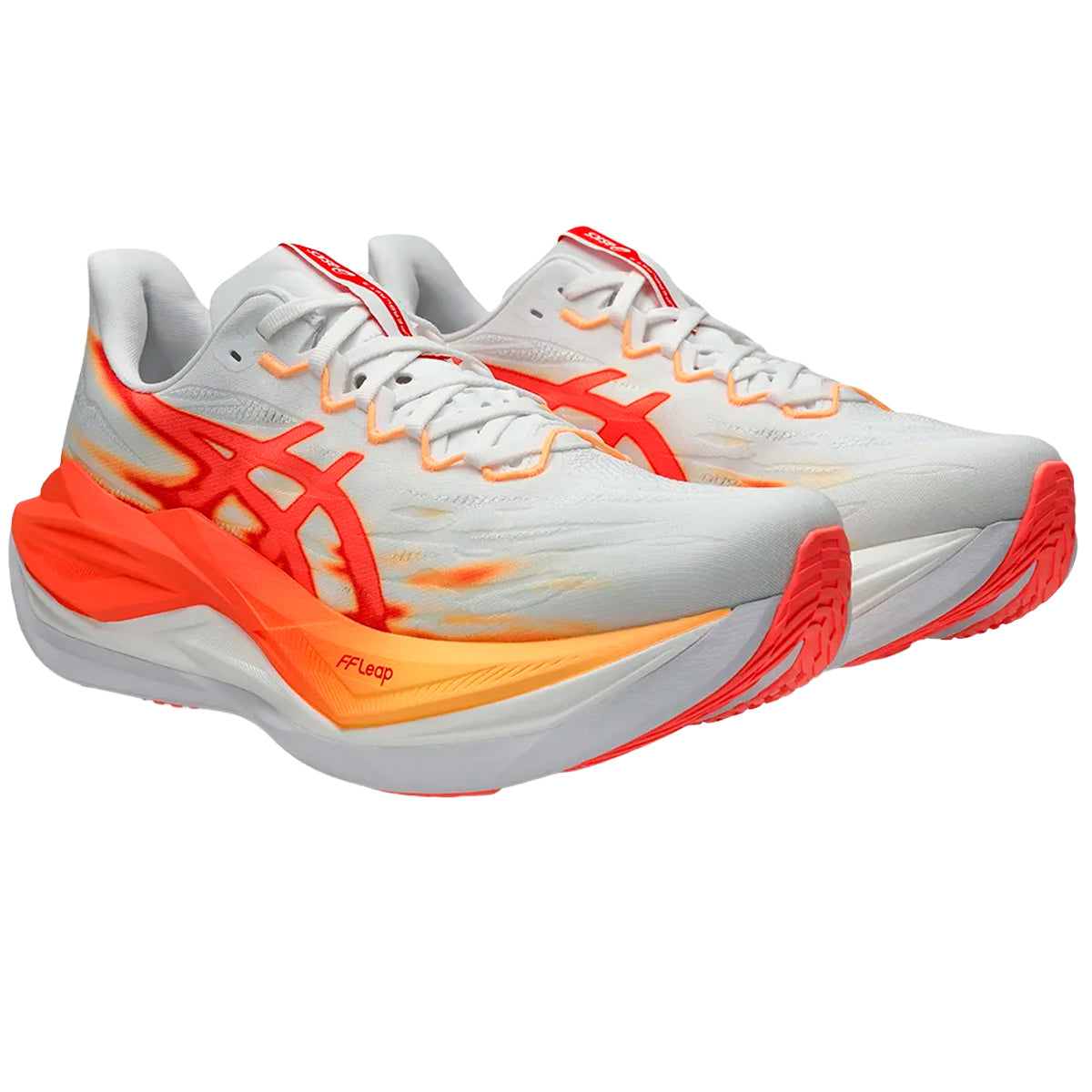 Tenis Asics SUPERBLAST 3 Blanco Naranja Hombre
