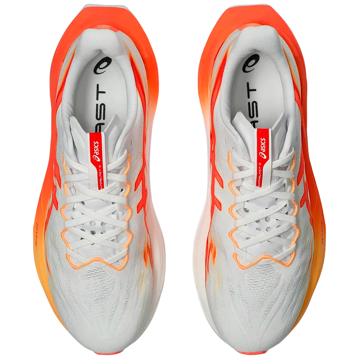 Tenis Asics SUPERBLAST 3 Blanco Naranja Hombre