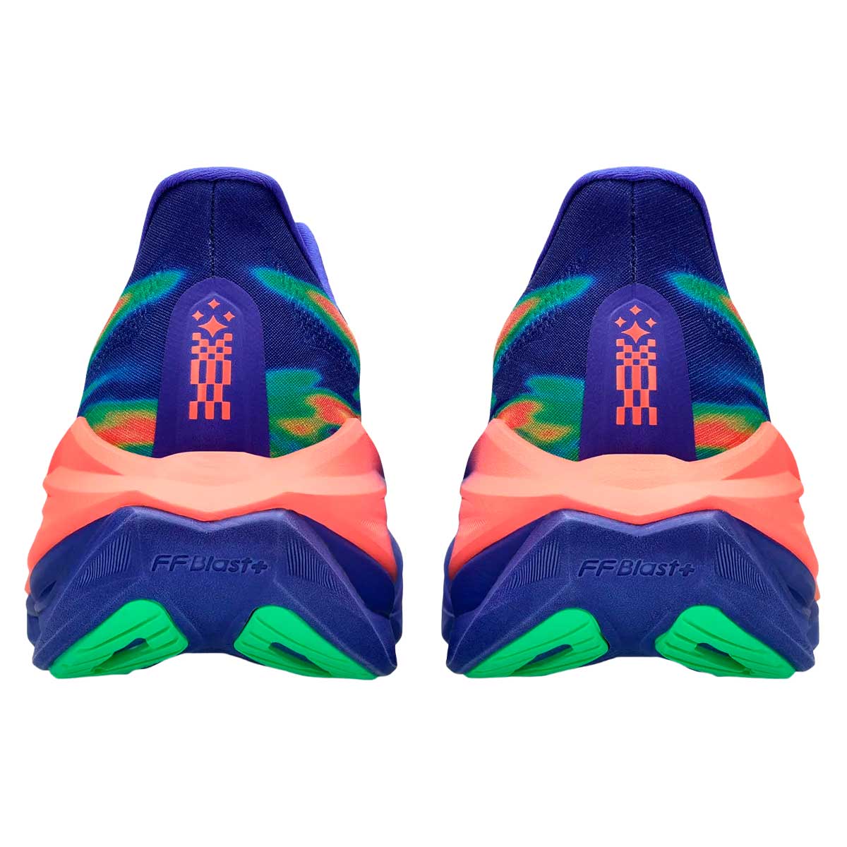 Tenis Asics SUPERBLAST 3 Azul Naranja Mujer