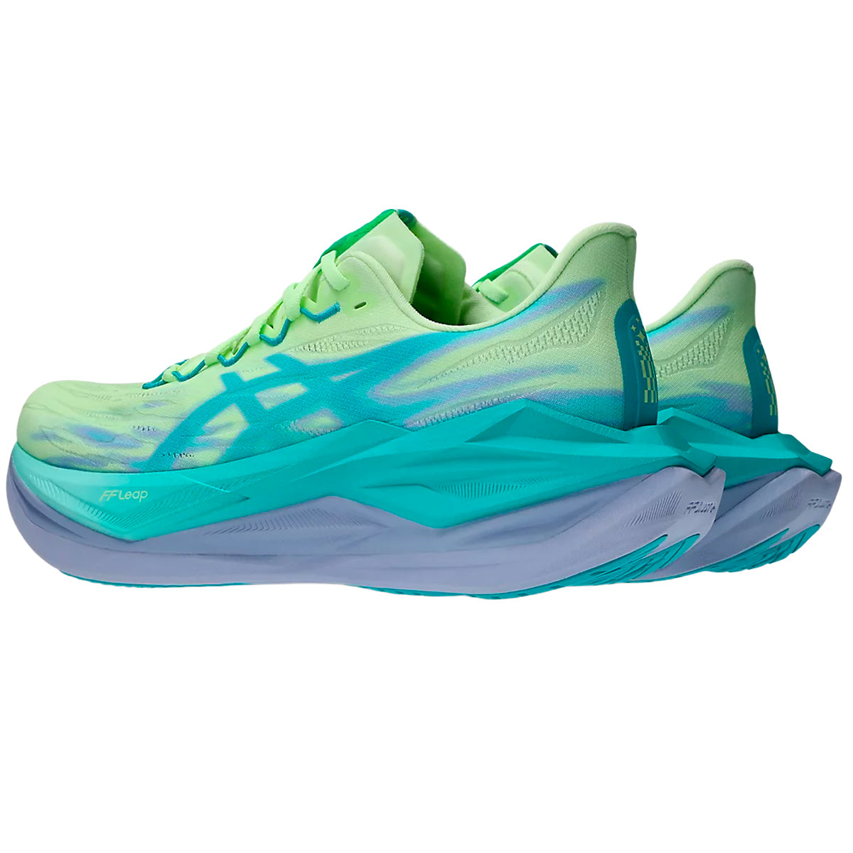 Tenis Asics SUPERBLAST 3 Amarillo Azul Mujer
