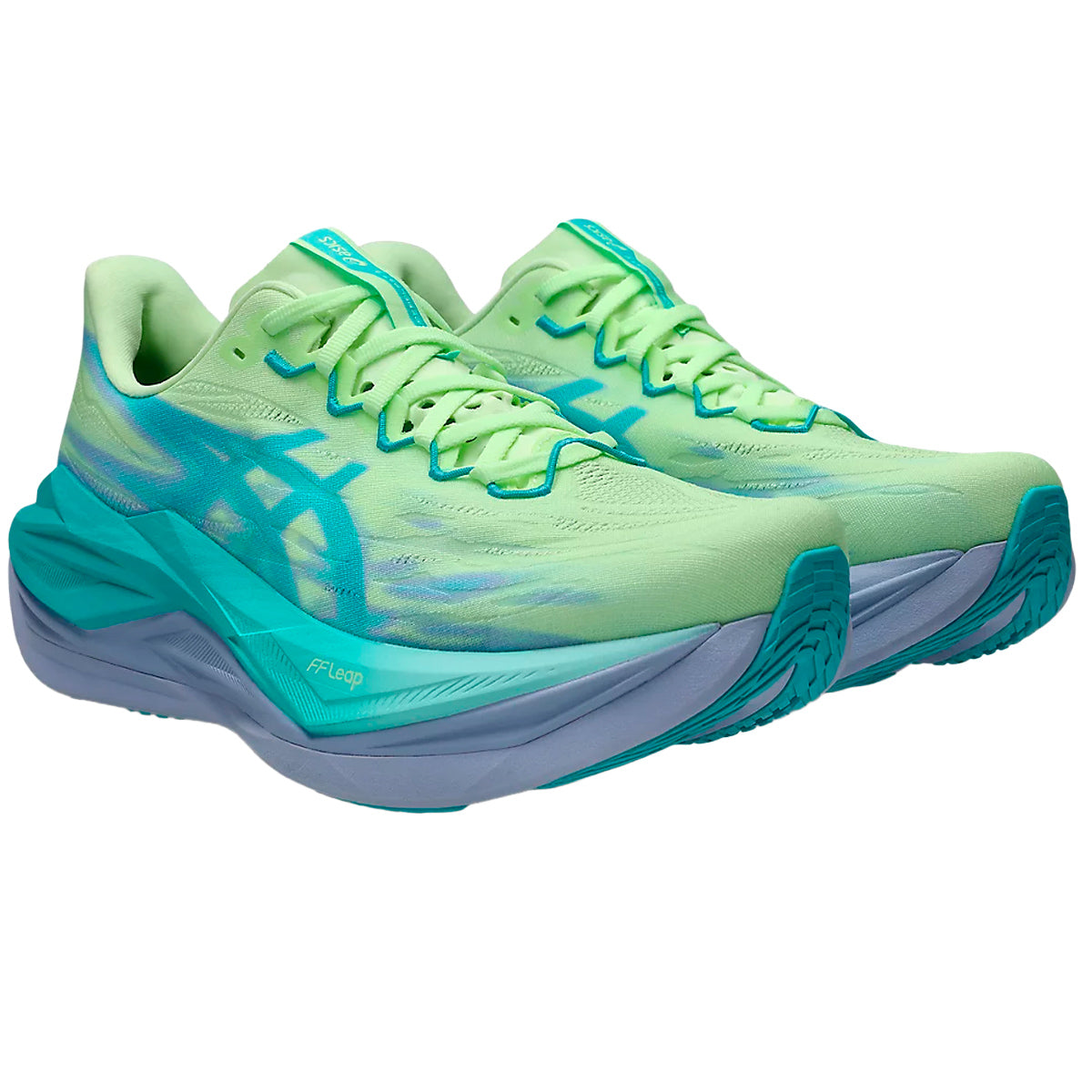 Tenis Asics SUPERBLAST 3 Amarillo Azul Mujer
