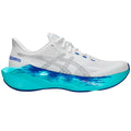 Tenis Asics NOVABLAST 6 SYDNEY Blanco Azul Mujer