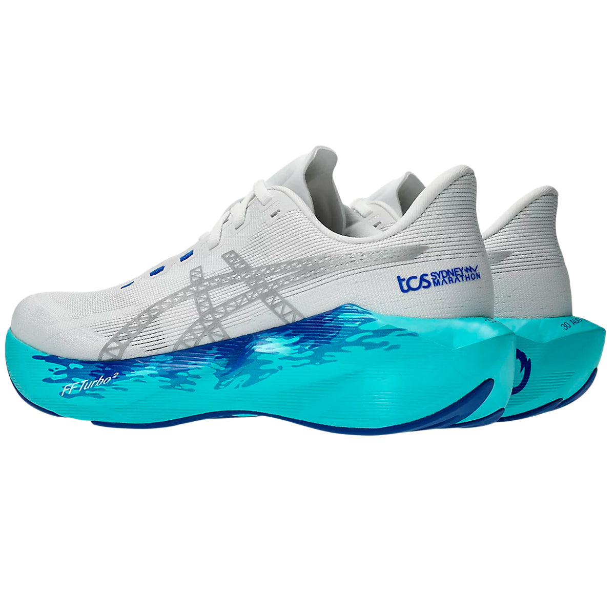 Tenis Asics NOVABLAST 6 SYDNEY Blanco Azul Hombre