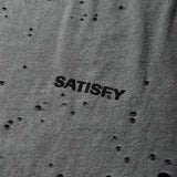 Playera Deportiva Satisfy MothTech Muscle Negra Hombre
