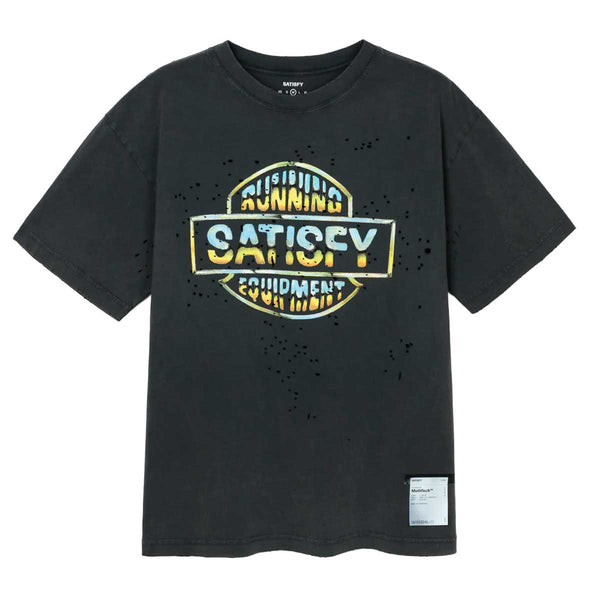 Preventa Playera Deportiva Satisfy Running MothTech Negro Hombre