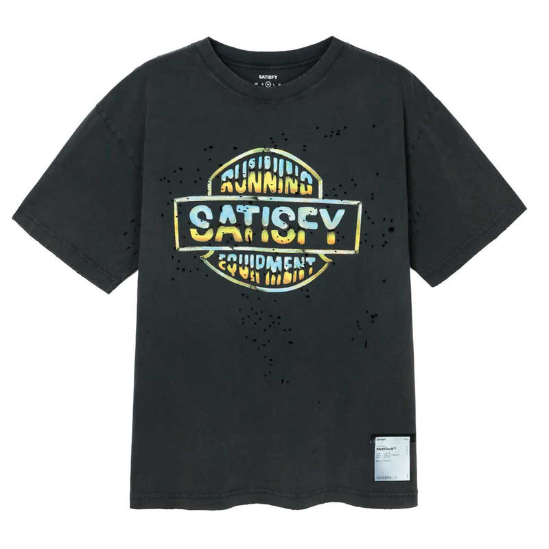 Preventa Playera Deportiva Satisfy Running MothTech Negro Hombre