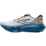 Tenis Running Brooks GLYCERIN GTS 21 Blanco Azul Hombre