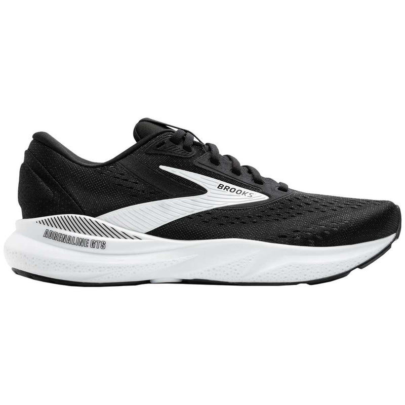 Tenis Brooks ADRENALINE GTS 24 Negro Blanco Hombre BLACK WHITE 30
