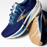 Tenis Brooks Running GHOST 17 Navy Blanco Hombre