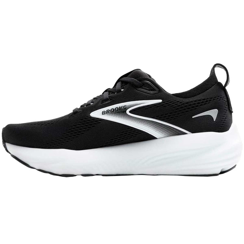 Tenis Brooks GLYCERIN 22 Negro Plata Hombre