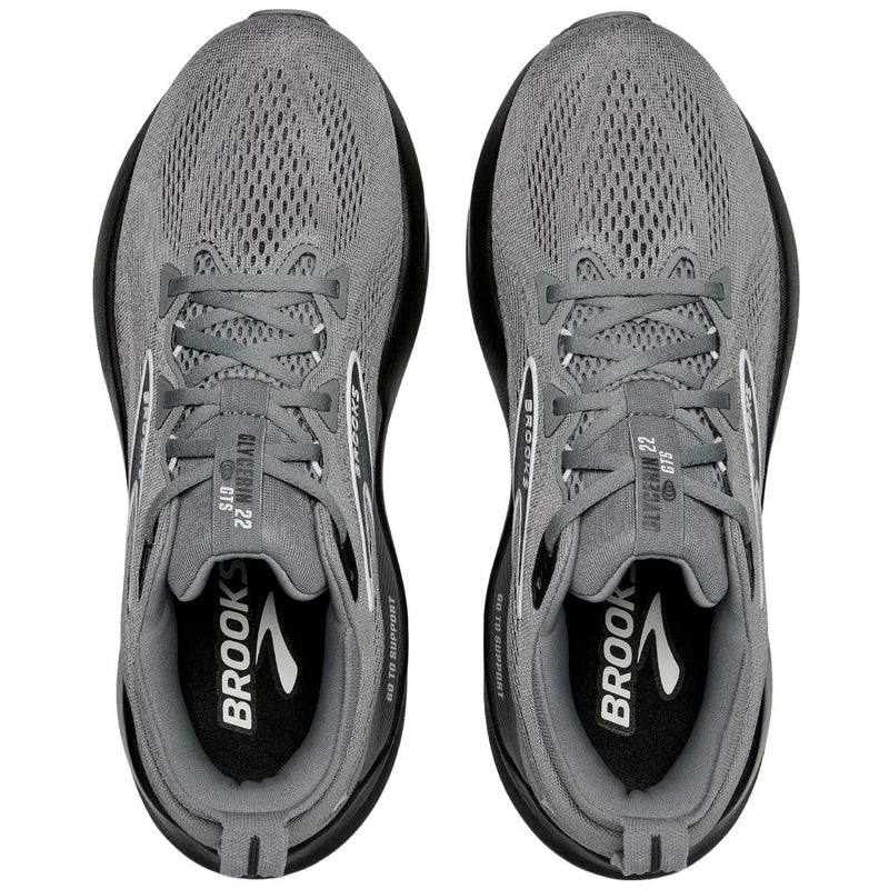 Tenis Brooks GLYCERIN GTS 22 Gris Negro Hombre