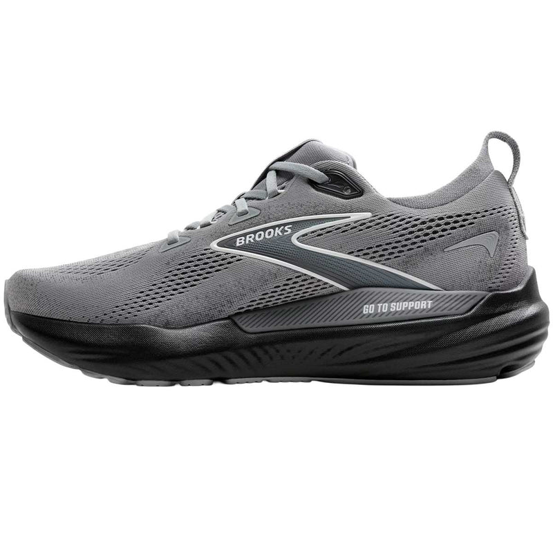 Tenis Brooks GLYCERIN GTS 22 Gris Negro Hombre