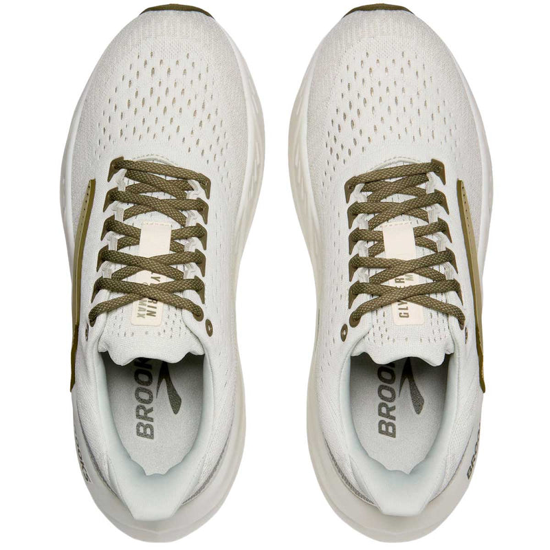 Tenis Brooks Running Glycerin Max Gris Oliva Hombre