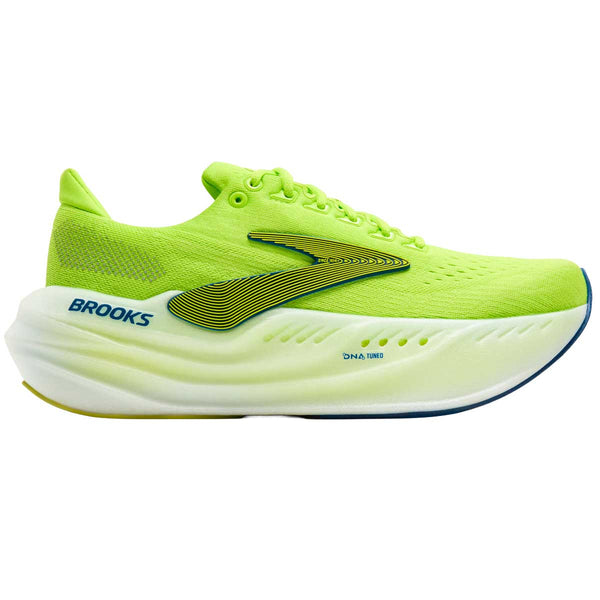 Tenis Brooks Running GLYCERIN MAX Lima Blanco Hombre
