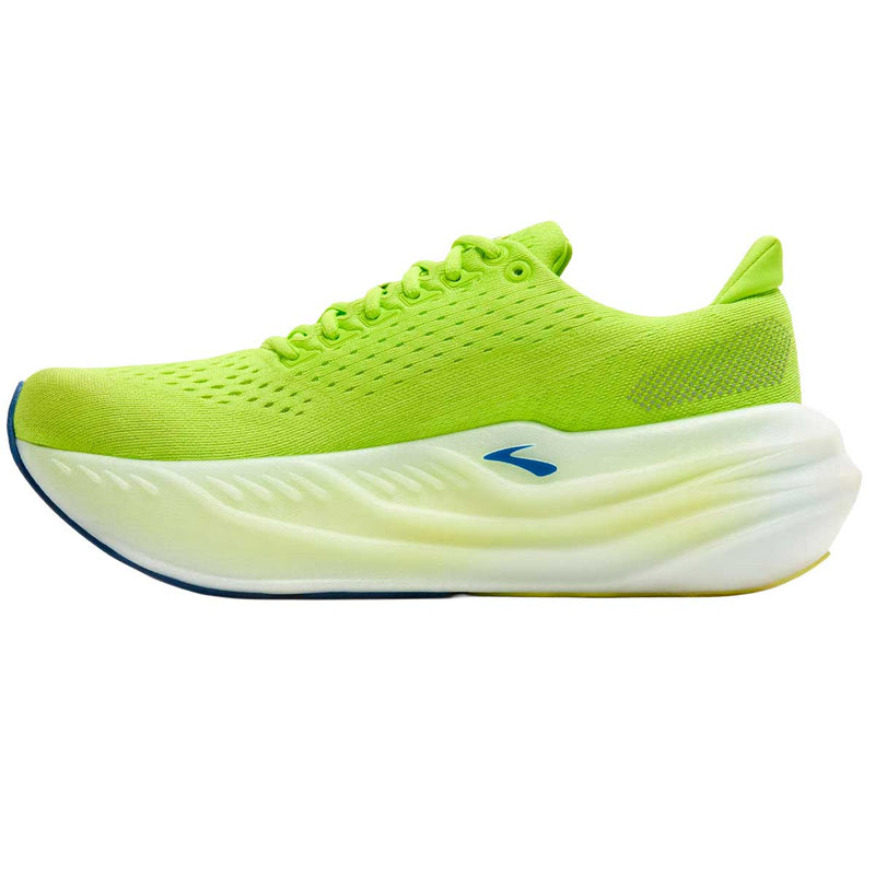 Tenis Brooks Running GLYCERIN MAX Lima Blanco Hombre