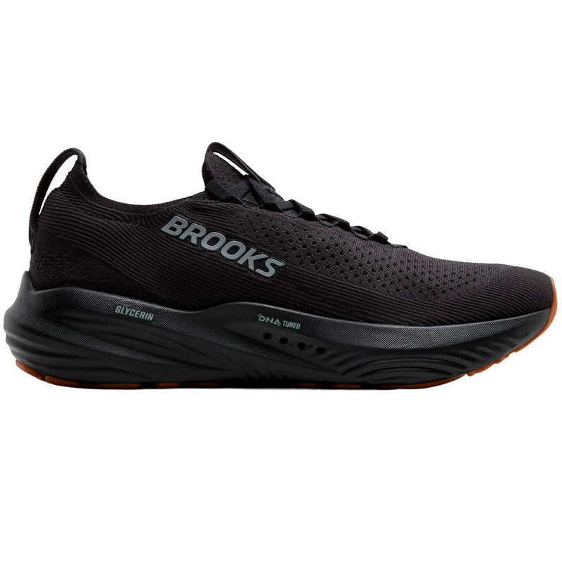 Tenis Brooks Glycerin StealthFit 22 All Negro Hombre