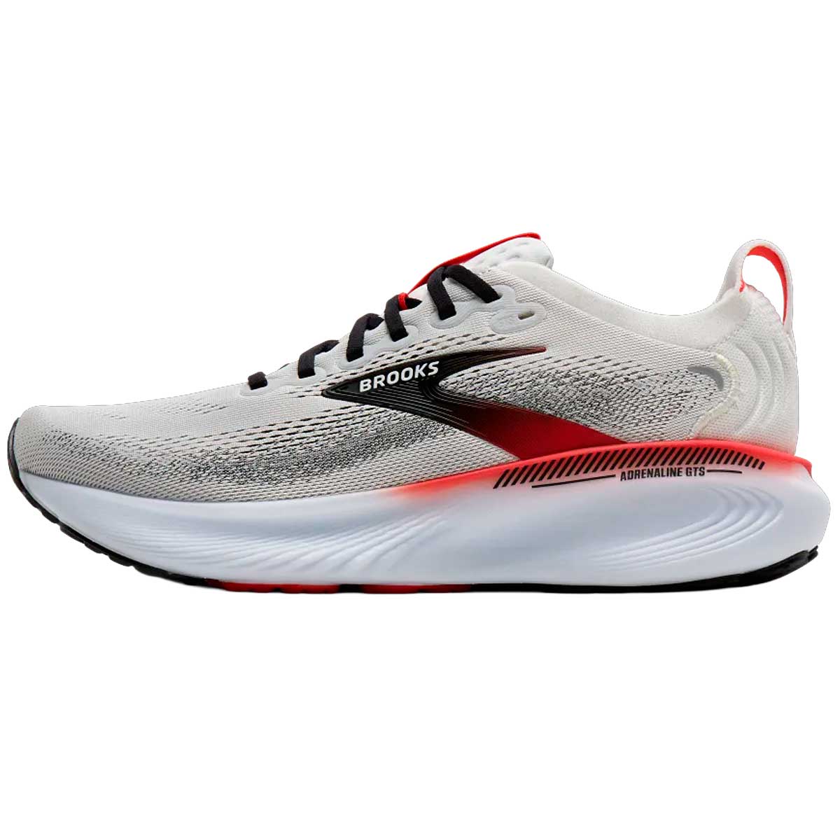 Tenis Brooks ADRENALINE GTS 25 Blanco Negro Hombre