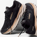 Tenis Brooks CASCADIA 19 GTX Trail Running Negro Dorado Hombre