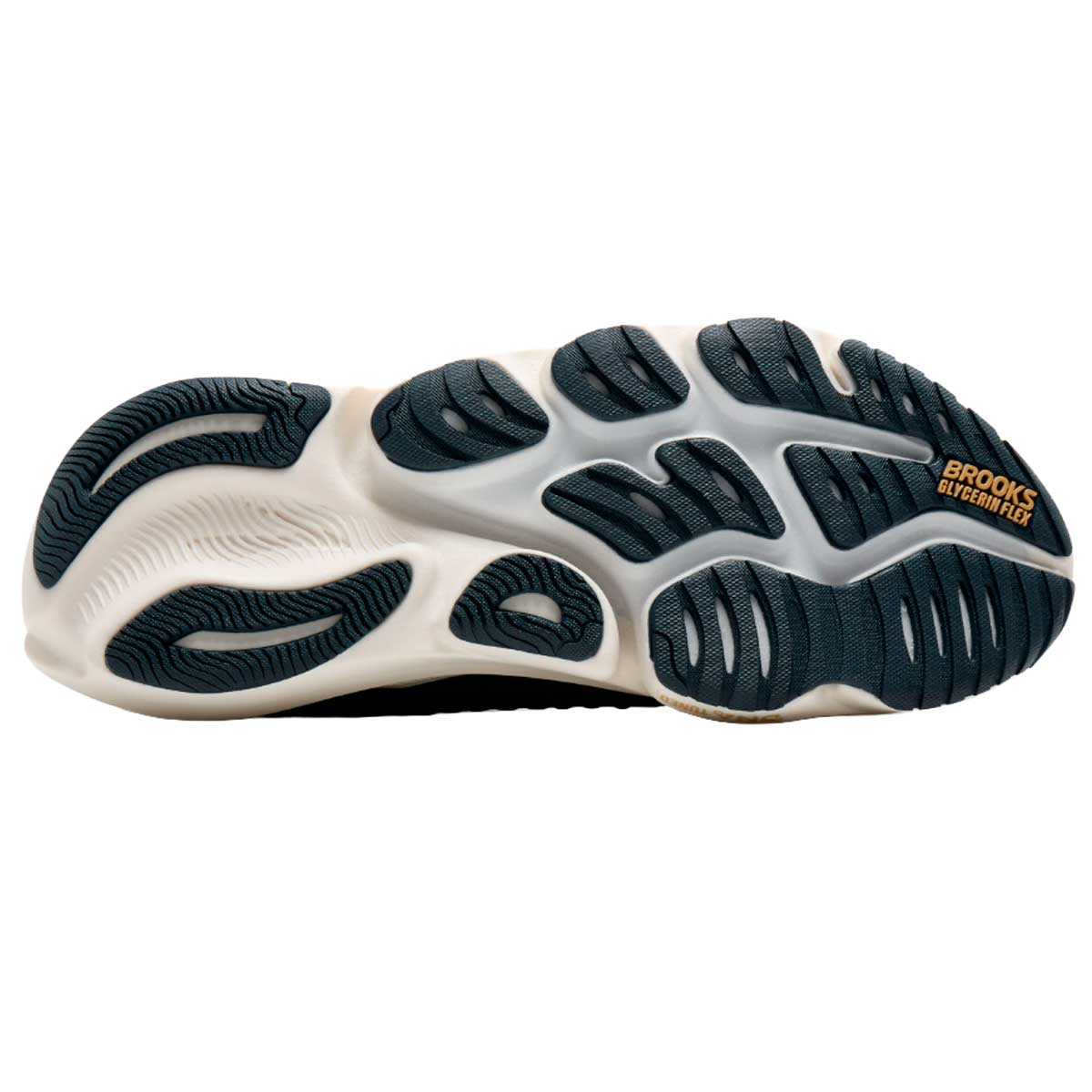 Tenis Brooks GLYCERIN FLEX Azul Dorado Hombre